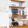 LIHIT LAB Computer Stand, Monitor Stand, USB, USB 3.0 Hub, White, 9.8cm Wide X 5.3cm Deep X 3.2cm High, for Desk Use Only, A7337-0