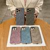 Luxury Plating Bling Glitter Rhinestones Gem Diamond Phone Case For iPhone 16 15 14 13 Pro Max 16 Pro Camera Protection Cover