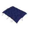 Outdoor Swing Cushion Polyester PP Cotton Splashproof Porch Seat Cushion Replacement with Straps
