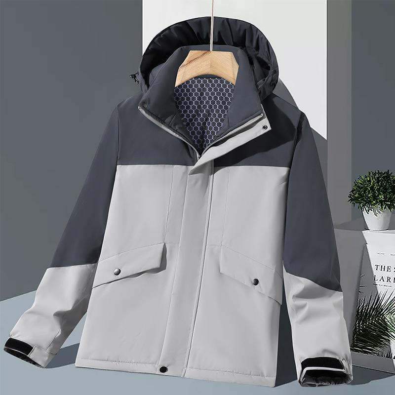 Unisex Windproof Waterproof Cotton Down Jacket with Velvet Lining – Thickened for Warmth and Cold Protection