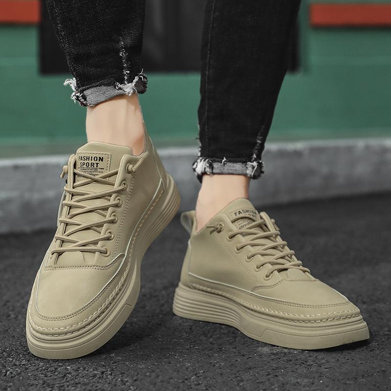 

Скейтборд Повседневные кроссовки Лоферы Ботильоны Спорт и отдых Мужские осенние кроссовки Повседневная обувь Платформа Спортивная обувь Мода 44 хаки