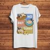 Pug No Diet Today Pizza Doughnut Funny T Shirt,Short Sleeve Casual O-neck Tee,Unisex Streetwear