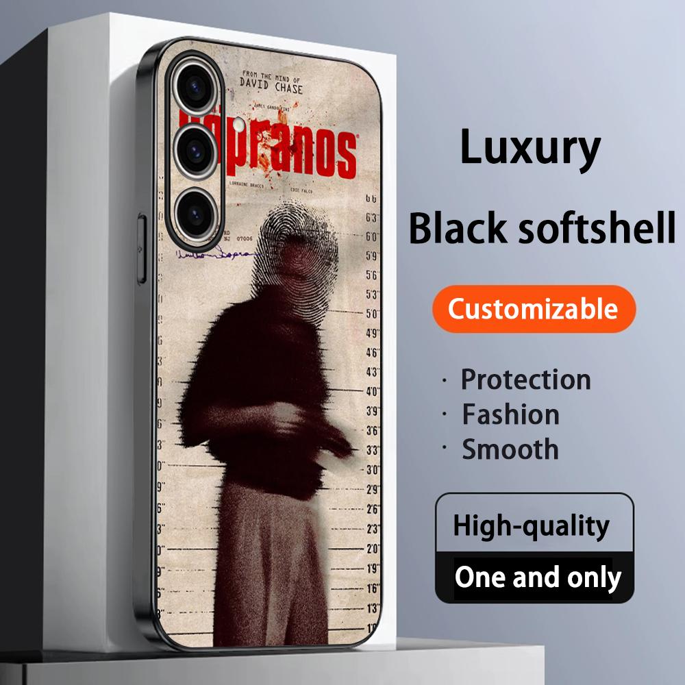 

Sopranos Classic television posters Phone Case For Samsung Galaxy S25 S24 S23 S22 S21 S20 Plus Ultra Note20 Soft Black Samsung S25