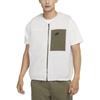 Nike Logo Print Color Block Pocket Detail Reversible Fleece Vest Men Tops White DQ4879-133