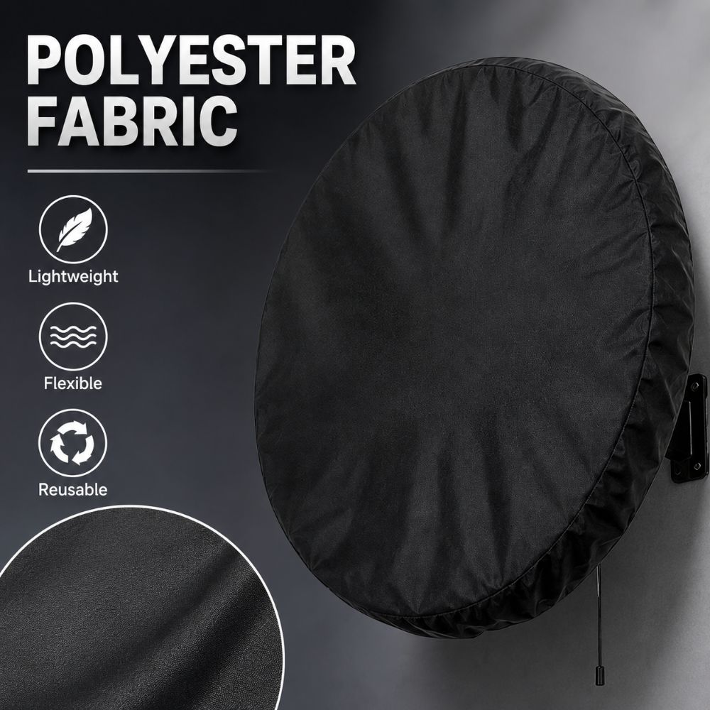 Reusable Wall Mount Fan Cover Polyester Electric Fan Protective Sleeve Fan Head Protector Factory