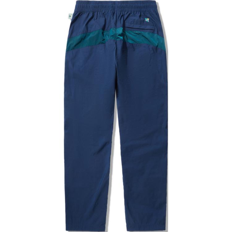 Li Ning Reignite Series Straight Loose Sports Casual Pants Men Bottoms Deep-Blue Copper-Green AYKU941-2