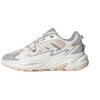 Ozwave Slip Resistant Abrasion Resistant Low Top Chunky Sneakers Unisex White Beige JR3191