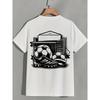 Modisches T-Shirt im Fußball-Design Perfekt für Sportfans und Teambuilding - Ideales Geschenk für Familie, Freunde und Firmenevents!