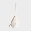 Plain Easy Corduroy Suede Reversible Shoulder Bag - Ivory