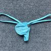 Low Rise Mini G-String Men Sexy Underwear Ice Silk Micro Bikini Trunks Bulge Pouch T-Back Thongs Erotic Panties Soft Underpant