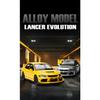 1/32 Scale Mitsubishi Lancer Evolution Right Rudder Serie Super Racing Metal Alloy Diecast Car Model Sound & Light Gift for Friend