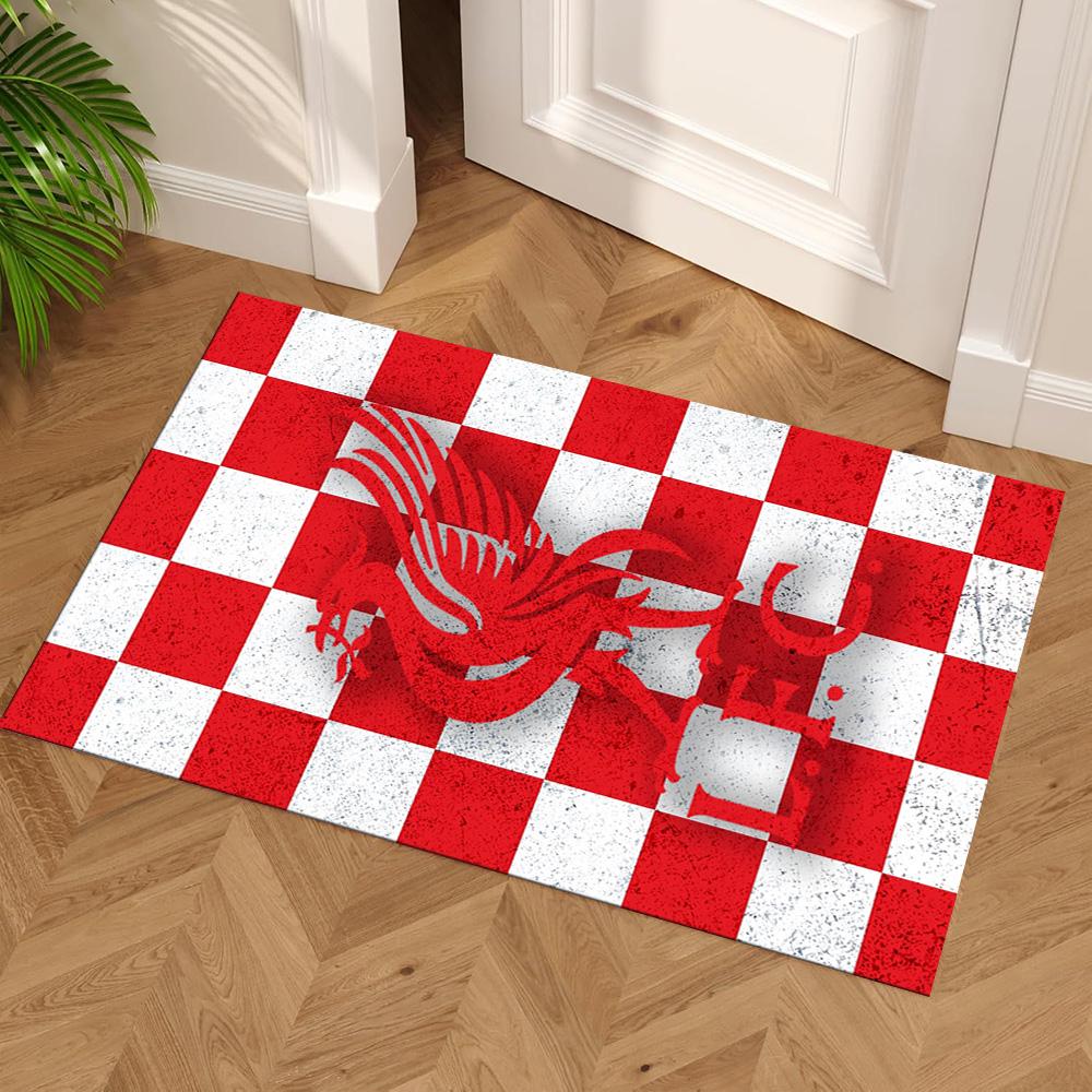 Liverpool Floor Mat Suitable for Dining Room Kitchen Decorate Room Bedrooms Anti-slip Rug Decorate Offices Perfect Birthday Christmas Gift Idea