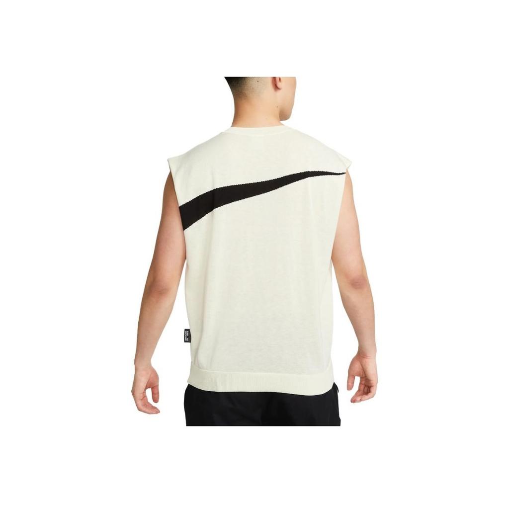 Nike Swoosh Colorblock V-Neck Sleeveless Vest Men Tops Coconut-Milk FD2874-113