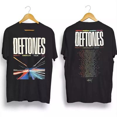 NEW!!! Deftones 2025 North American Tour Black T-Shirt S To 5X Fan Gift
