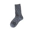 Polka Dot Wool Socks for Women In Autumn and Winter, Thickened Retro Mid-calf Pile Socks with Polka Dots