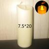 Flameless Flickering LED Candles Light Flameless Candles Battery Powered Candles for Wedding Decor Birthday Party Supplies Warm