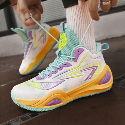 2025 New Couple Fashion Trend Casual Basketball Shoes Youth Outdoor Training Sports Non-slip Wear-resistant Sneakers