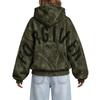 Unisex Letter Camouflage Print Hoodie - Winter Long Sleeve Pullover