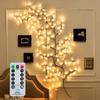 Enchanted 9.5ft 160LED Willow Vine Lights with Remote 8 Modes | Twinkling Tree Lighted Branches for Christmas Decorations 1 Pack Vine Lights for Home