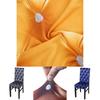Elegant 3d Pattern Spandex Removable Stretch Chair Seat Covers With Soft Fabric Touch