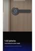 Fingerprint Smart Lock for Interior Wooden Doors with Keypad