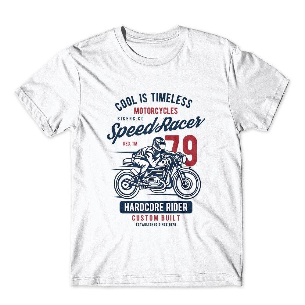 Speed Racer Motorcycles Tshirt 100% Cotton Premium Tee New 3XL