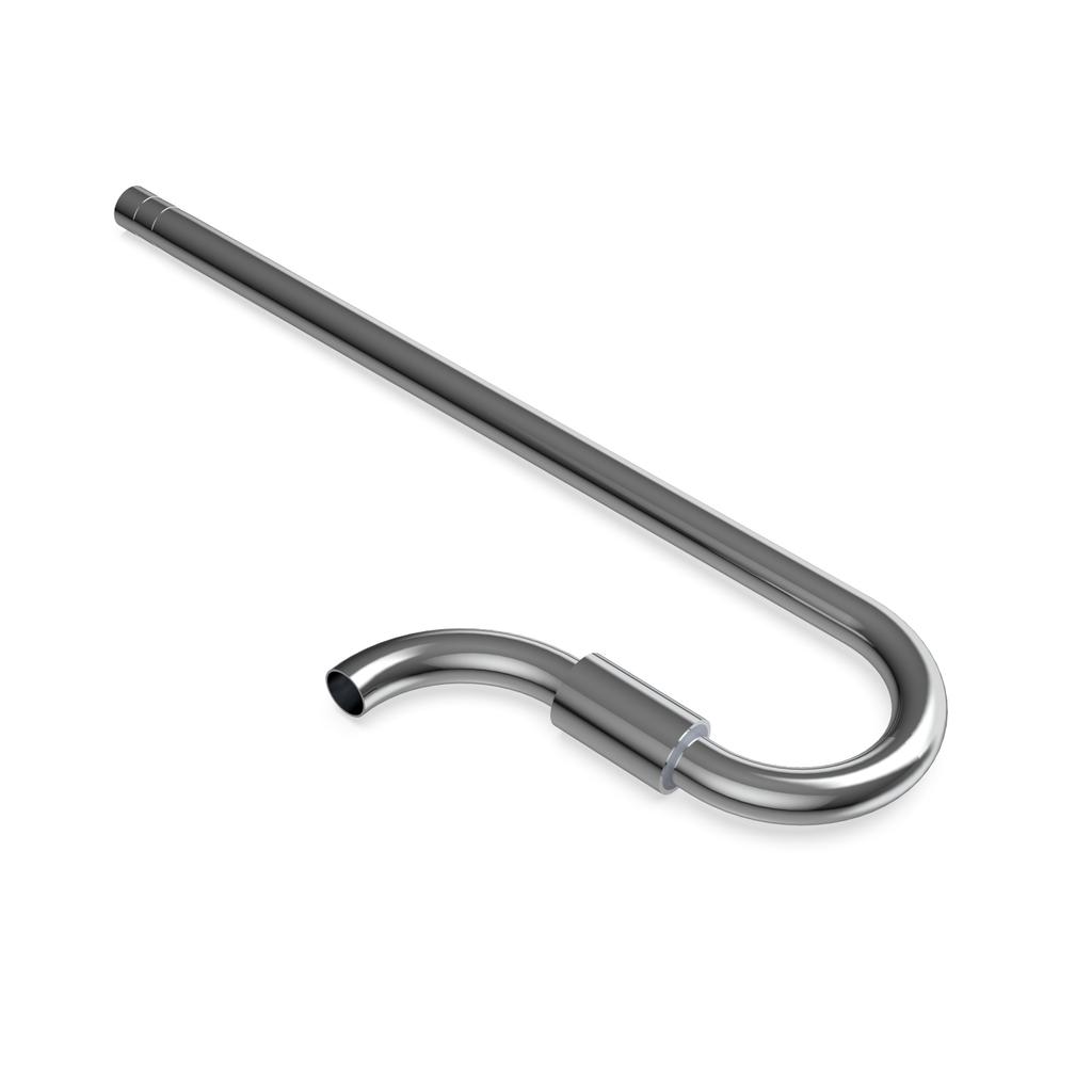 Aquarium Stainless Steel Skimmer Lily Pipe Inflow and Outflow with Spin Skimmer and Adjustable Rod for Filter Tubing