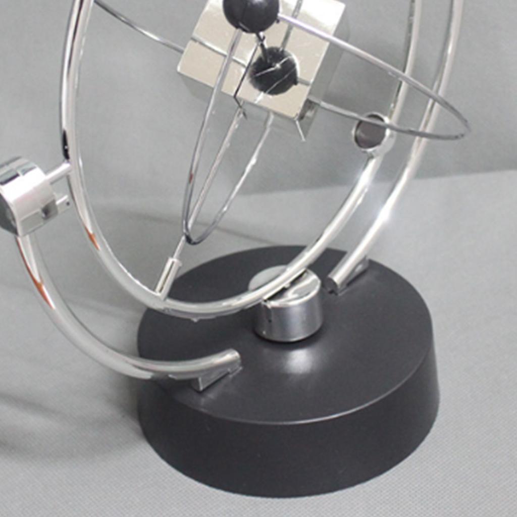 Elektronisches Perpetuum Mobile Spielzeug Metall Kunststoff Silber Quadratisches Perpetuum Mobile Maschine Spielzeug Schreibtischdekoration