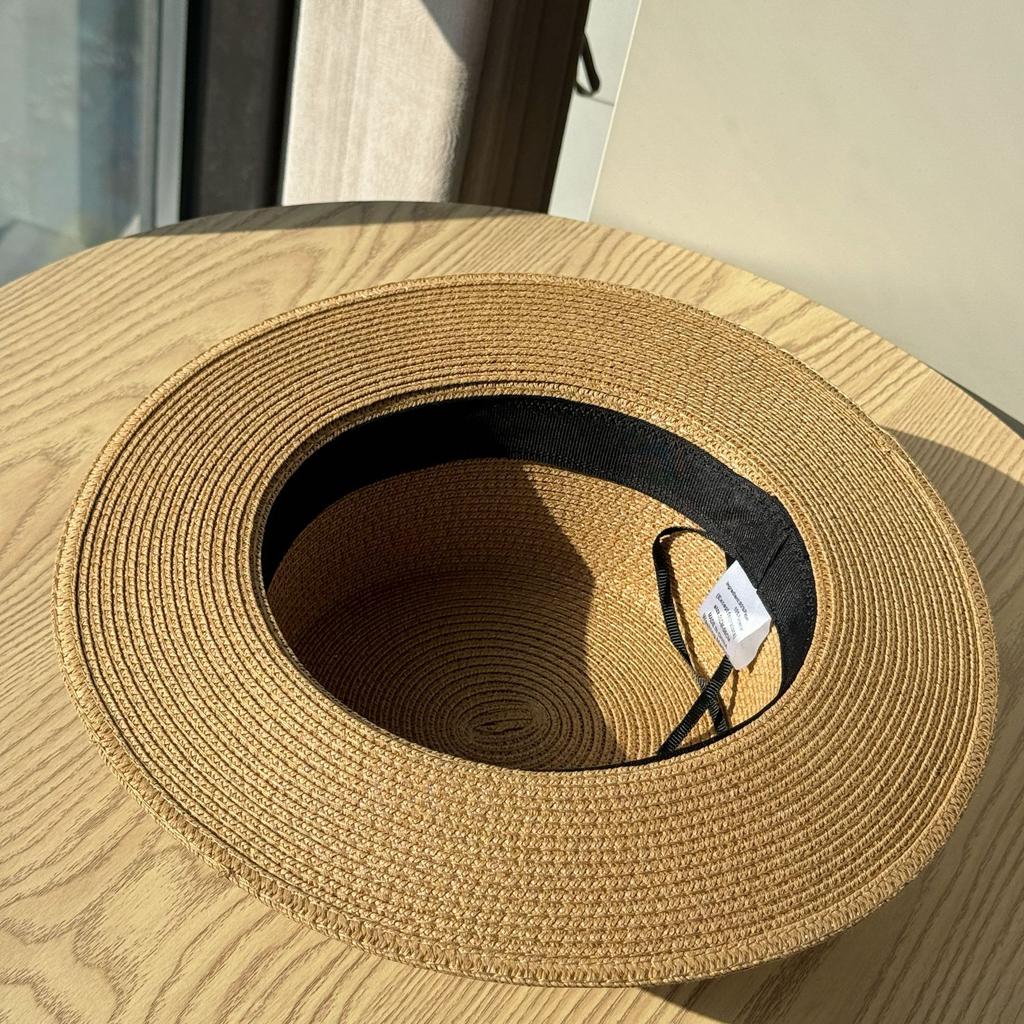 French Straw Top Hat Women's Spring Summer Straw Hat Fashion Sunshade Sun Protection Hat Casual