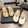 Flat Bottom Soft Bottom Bag Head Half Slippers Women's Outer Wear 2025 New Spring and Summer Cool Slippers Mary Jane Gentle Evening Shoes