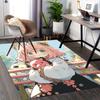 1pc Neko Atsume Cat Collector Office Chair Mat - Anime Cartoon Design, Non-Slip Carpet for Home Decor, Suitable for Office, Living Room, Bedroom, Game