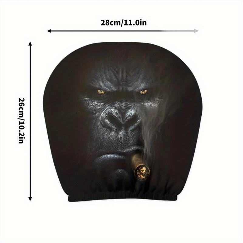 2PCS Funny Cartoon car headrest Cover, Cute Funny Eyes, Suitable for Halloween, Christmas car Universal Elastic Models Funny Decoration