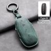 Leather Car Key Case Cover for BYD DENZA D9 2025 for Denza D9 DM-i 2025 2025 Auto Key Fob Shell Car Styling Keychain Accessory
