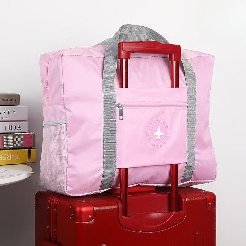 Large Capacity Foldable Travel Duffel Bag Thickened Hand Carry Luggage Tote for Student Quilt Moving Maternity Storage KTB