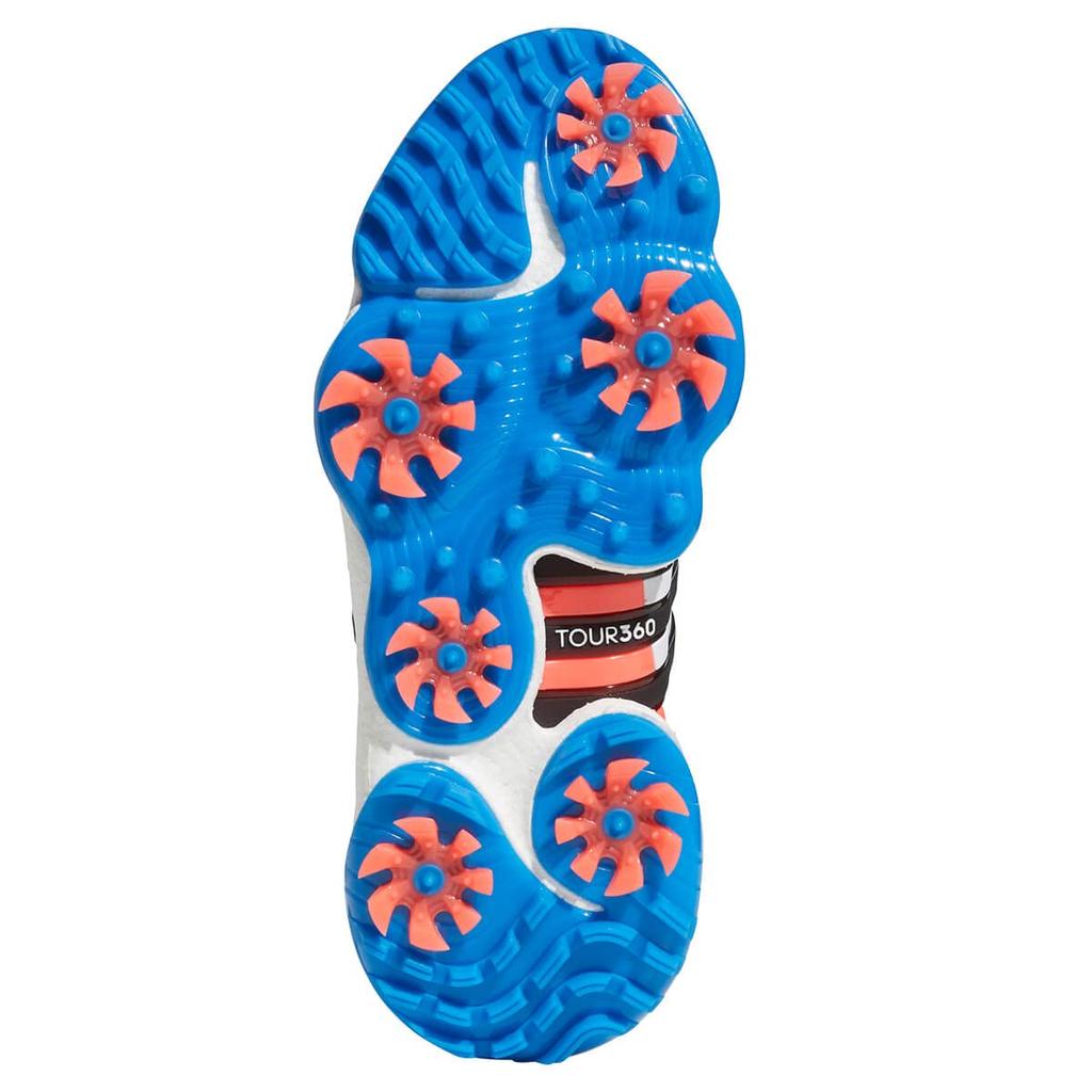 Golf Shoes Tour 360 22 Footwear Rush Cm [Adidas Golf] Men's White/Core Black/Blue 25.0