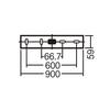 Panasonic LED Kitchen Light Directly Mounted Under Shelf L900 Switch Double Sided Makeup LGB52200KLE1