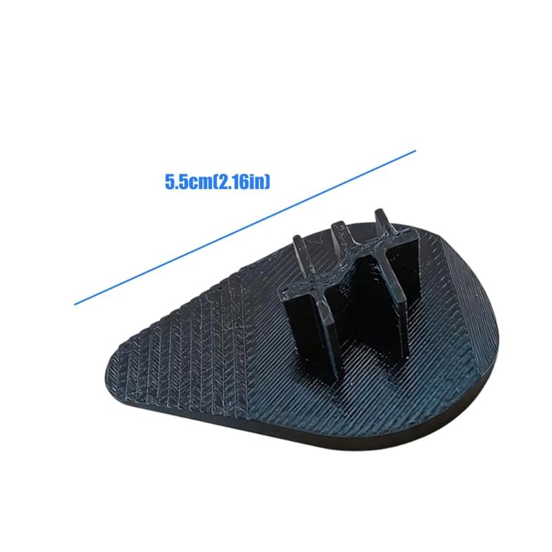 Replacement Electric Cycle Charging Port Covers, 2 Black Plastic Pieces for Lost or Damaged Covers With Press-In Installation Between Charges