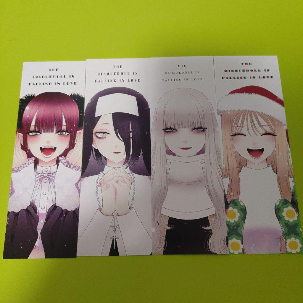 [USED] 12 types, 12 pieces, "That Dress-Up Doll Falls in Love" bonus TSUTAYA bookmark