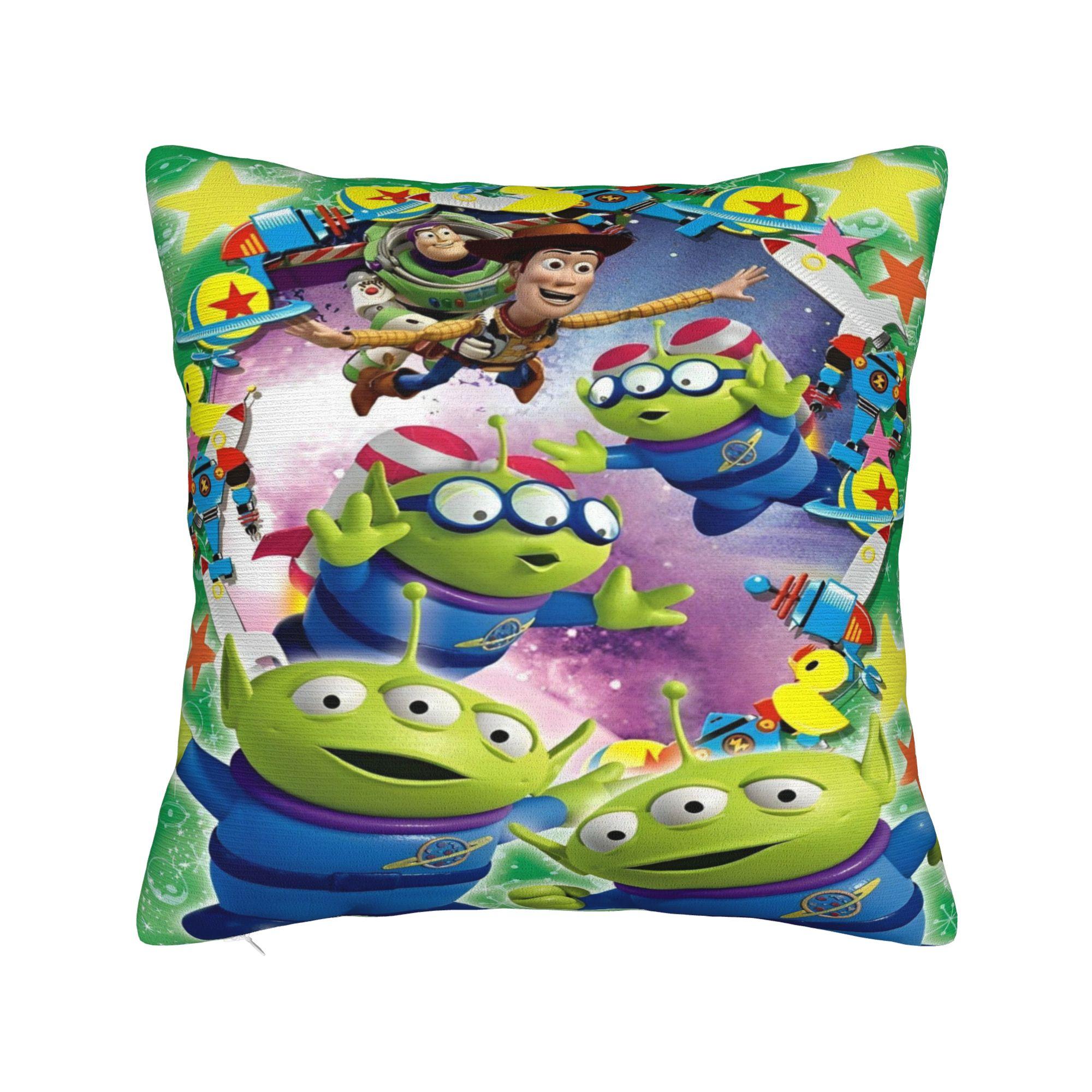 

Toy Story Animated Characters Square Pillow Cases Cushion Covers Awesome Zippered Decor Throw Pillow Case Cover for Seat 18 30cmx30cm
