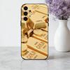 G-Gold M-MoneyS P-Pattern  Phone Case For Samsung Galaxy A73,A72,A71,A70,A53,A52,A51,Soft Silicone Black Cover