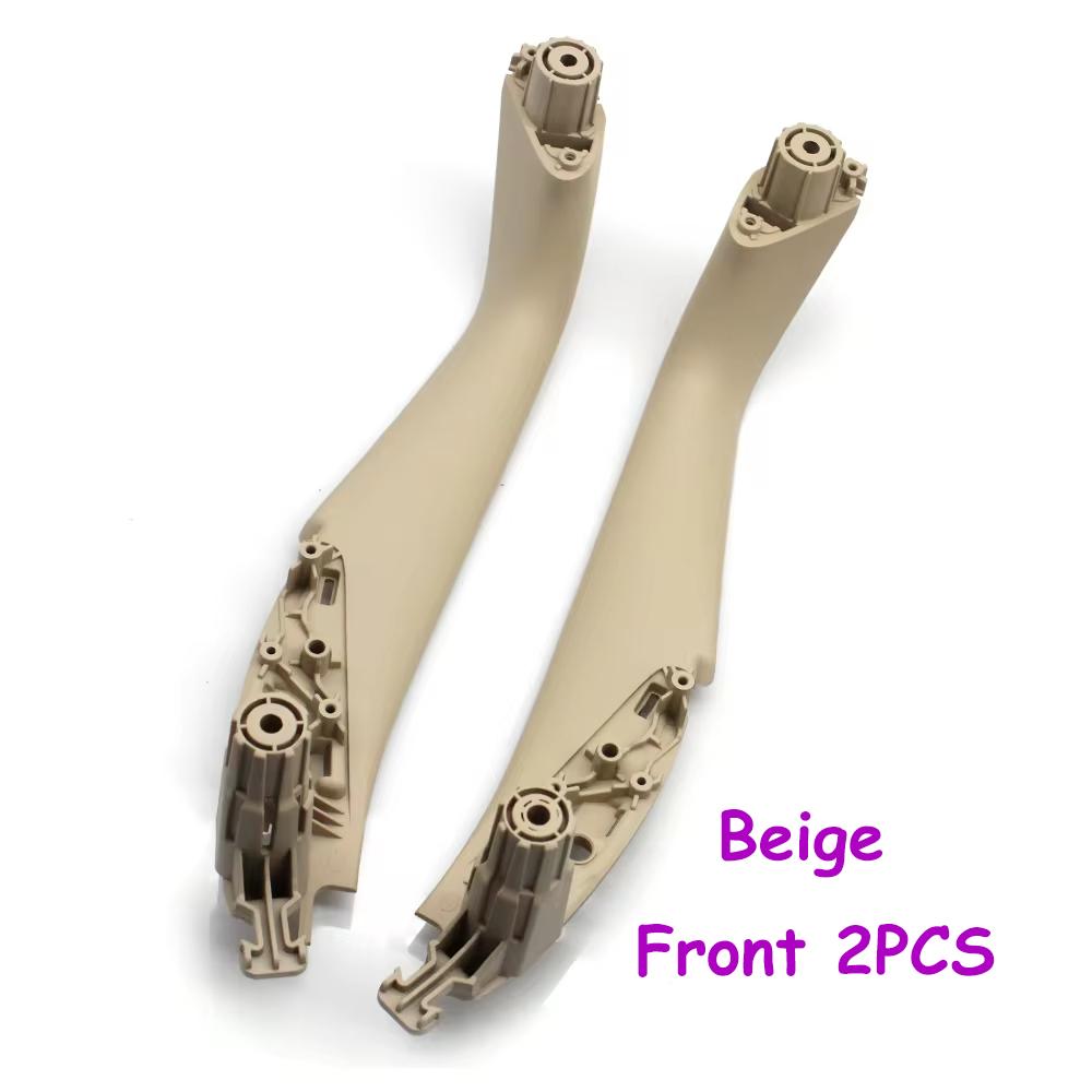 

G30 G31 G38 F90 2 PCS/4 PCS Car Left Right Carbon Fiber Interior Car Door Handle ide Cover Trim For BMW 5 Series M5 2017- Front 2pcs-Beige