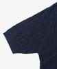 TOFFEE [2Pack] Classic Cable Round Neck Half Knit (5 Colors)