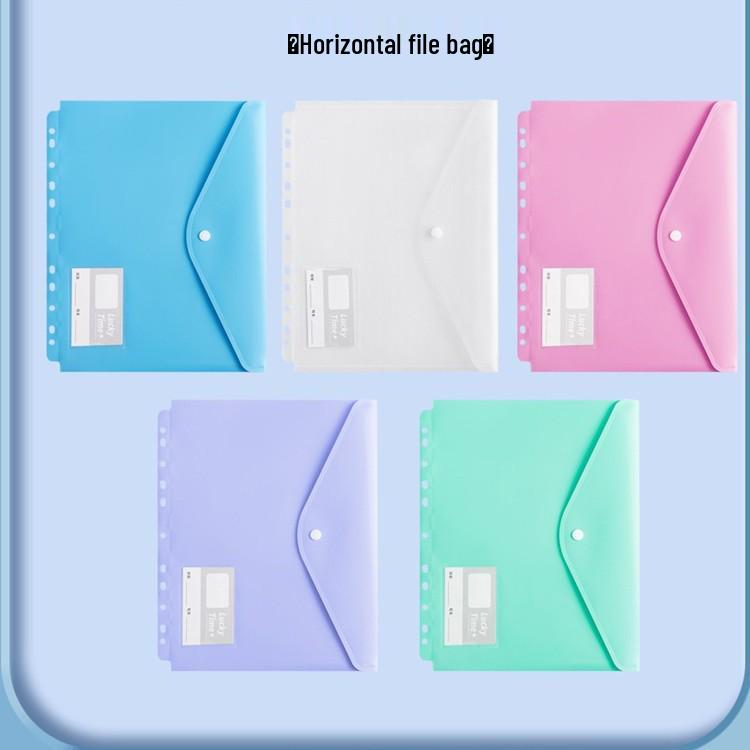 A4 11-Hole Loose-Leaf Folder for Office & Student Use