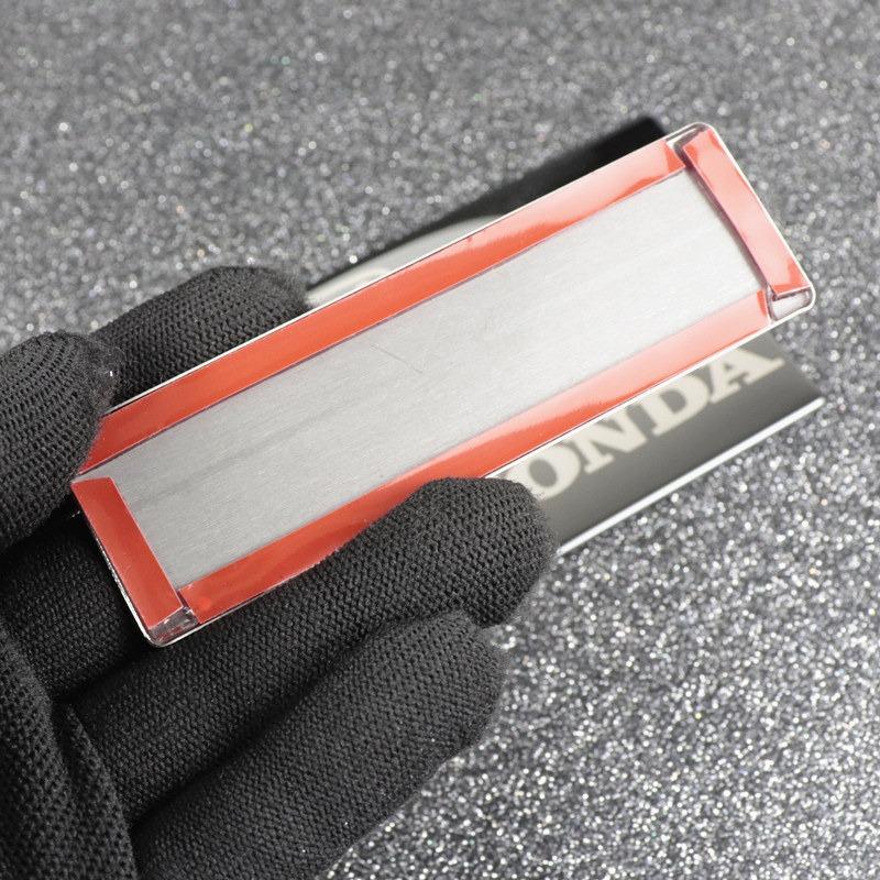 1pcs 3D Motorcycle Modified Car Sticker Metal Aluminum Round Decal Motorcycle Stickers For Honda CRF CB CR XR CRM CBR 125R