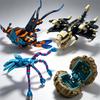 5-in-1 Bloop Sea Monster Building Blocks Set Subnautica Sea Eater Gran Maj Model Bricks Desk Decor DIY Education Birthday Gift