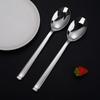High-Grade 304 Stainless Steel Slotted Portioning and Serving Spoon for Hotels and Restaurants