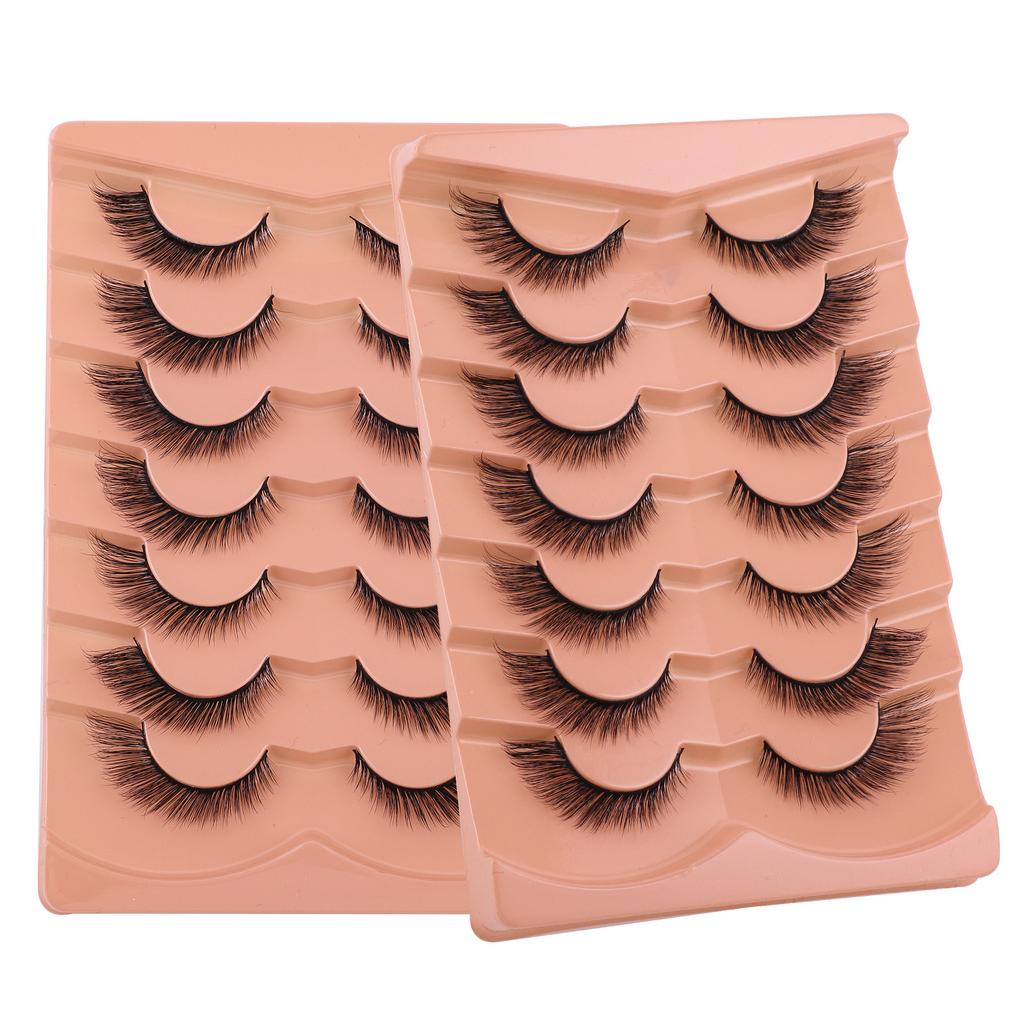 Fox Eye False Eyelashes 7 Pairs Of Eye Tail Lengthening Daily Makeup Stage Eyelashes