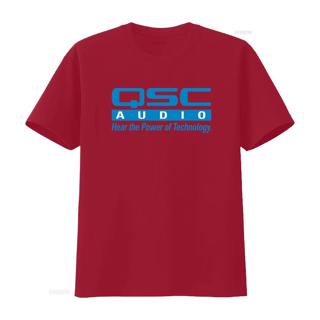 Neues T-Shirt Qsc Audio Acuity Brands Lighting Unisex Amerikanische Größe Vintage Gewaschen Weich Designer Kleidung Grafik Atmungsaktiv