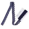 Lace Ribbon Clothing Accessories Decorating Crafts DIY Materials 10 Yard 2cm Width Dark Blue