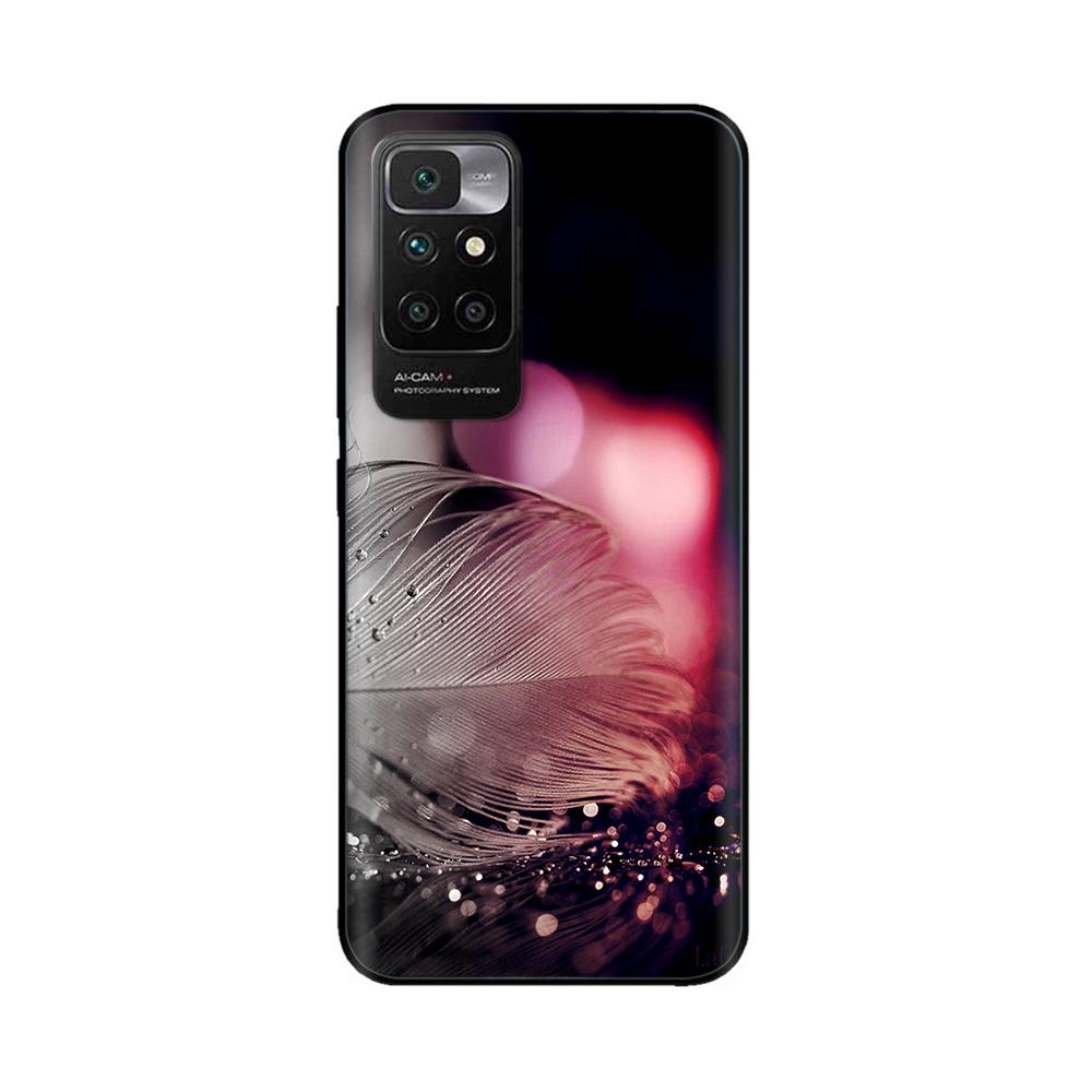 For Redmi10 Xiaomi Redmi 10 Case for Redmi 10 Prime Bumper 6.5 inch Soft TPU Silicone Cover For redmi10 Cases Marble Back Cover